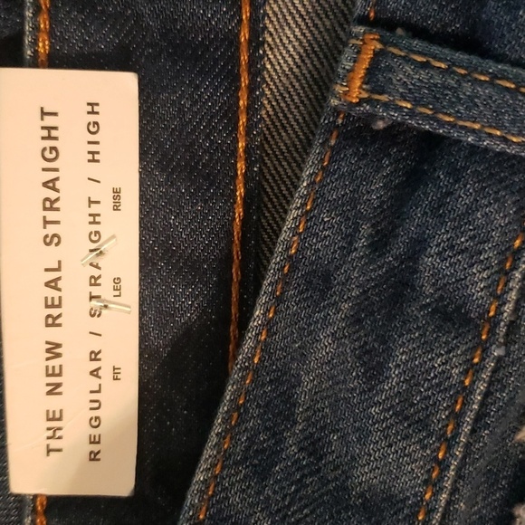 ZARA WOMAN THE REAL STRAIGHT HIGH RISE JEAN - Picture 9 of 12